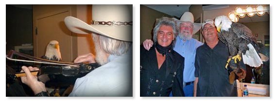 Challenger and Al with Marty Stuart and Charlie Daniels