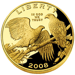 $5 Gold Proof - Obverse
