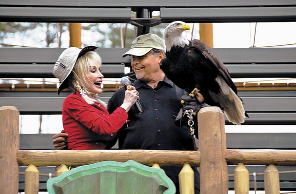 Dolly Parton, Al Cecere, and Mr. Lincoln