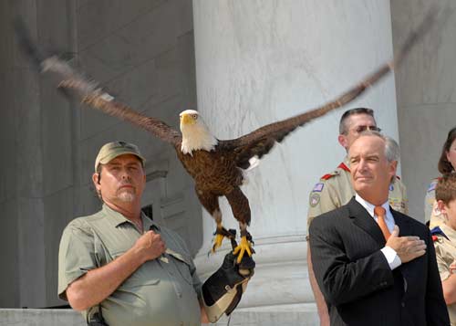 Challenger at Delisting Ceremony