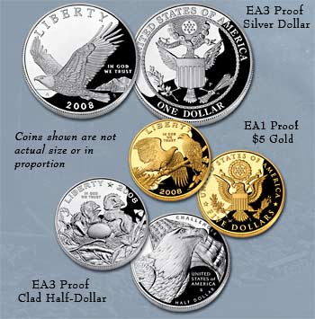 Us Mint Issues Commemorative Bald Eagle Coins Jan 15