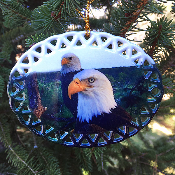 romeo juliet 2017 christmas ornament american eagle foundation christmas eagle