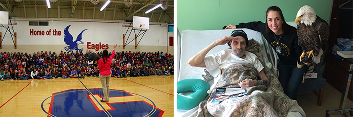 Visiting schools and VA Hospitals
